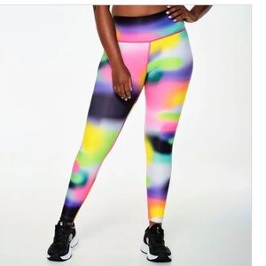 ZUMBA TROPIDELIC HIGH WAISTED LEGGINGS NEW